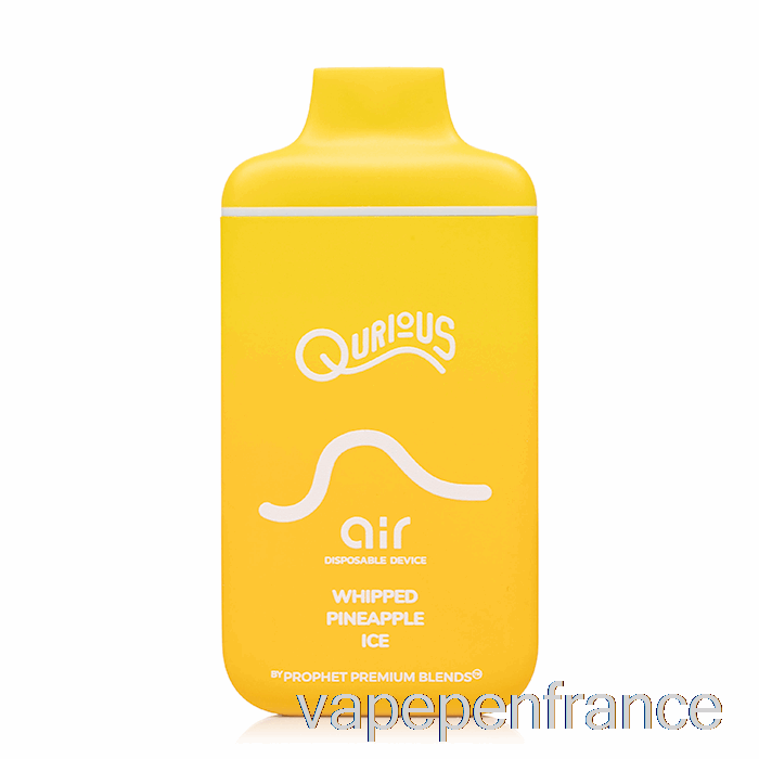 Qurious Air 6000 Stylo Jetable à Glace à L'ananas Fouetté